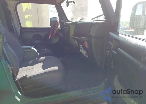 2001 Jeep Wrangler Sport из США, поврежденный, VIN 1J4FA49S71P372425